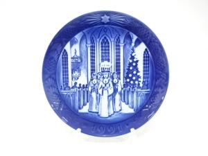 ROYAL COPENHAGEN　ロイヤルコペンハーゲン　「サンタルチア」　イヤープレート(1991)　洋食器